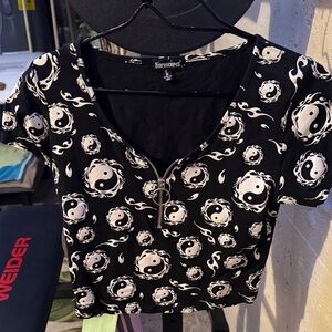 🌞Yin yang crop top